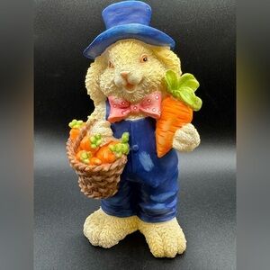 Easter Bunny Resin Rabbit Figure 7.5”